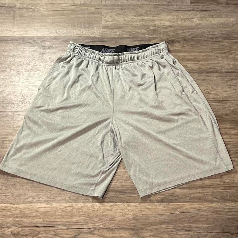 Nike Grey Dri-Fit Retro Tech Sportswear Running Train Shorts Fit Small
